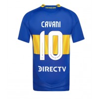 Camisa de Futebol Boca Juniors Edinson Cavani #10 Equipamento Principal 2024-25 Manga Curta